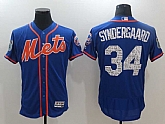 New York Mets #34 Noah Syndergaard Royal 2017 Spring Training New New Cool Base Stitched Jersey,baseball caps,new era cap wholesale,wholesale hats